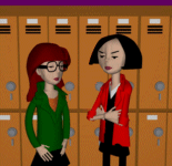 Daria and Jane at school