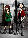 Daria and Jane on the streets