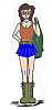 Daria as an anime character