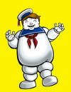 O'Neill as the Stay-Puft Marshmallow Man