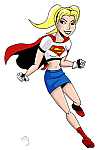 Brittany as Supergirl