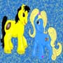 Kevin and Brittany as My Little Ponies