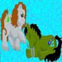 Trent and Jesse as My Little Ponies