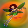 Daria as a fairy in flight