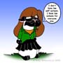 Daria as Bucky Katt, from the comic strip 'Get Fuzzy'