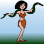 Snake charmer Jane