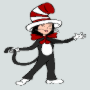 Tiffany as the Cat in the Hat