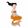 Tiffany as a mermaid